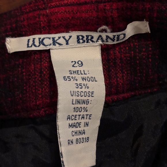 Lucky Brand Wool Winter Cuffed Shorts. Sz: 29 - Picture 4 of 4